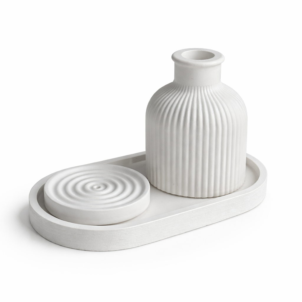 Ribbed Series – Decorative Set – Quiet – 3-Piece