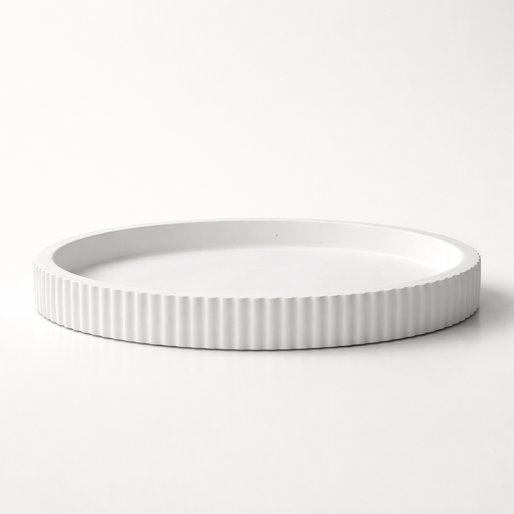 Ribbed Series – Tray – Round – Standard