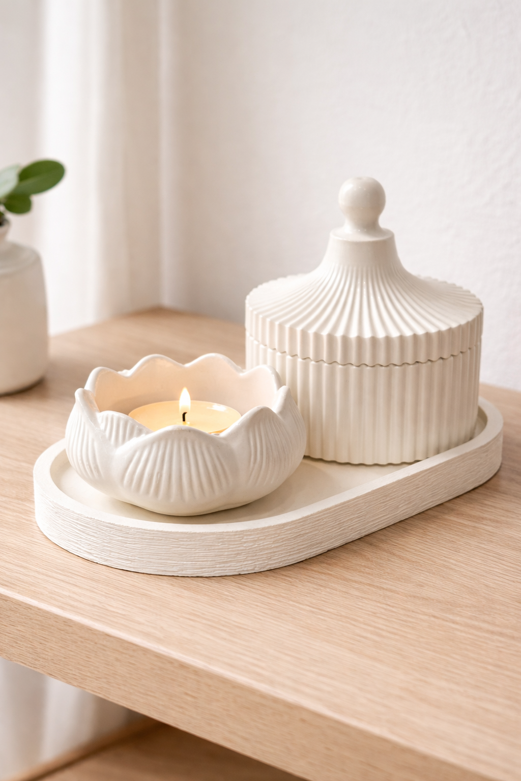 Ribbed Series – Decorative Set – Haven – 3-Piece