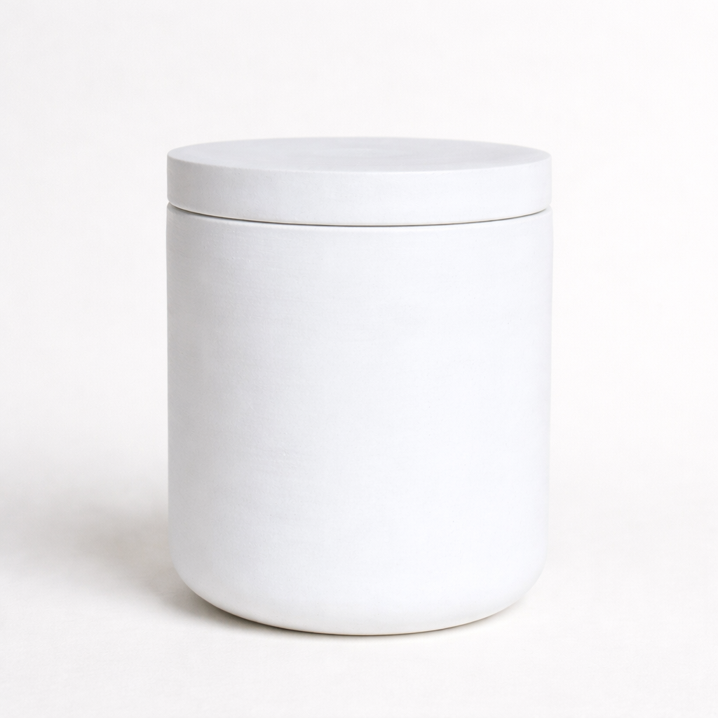 Smooth Series – Storage Jar – Flat Lid – Tall