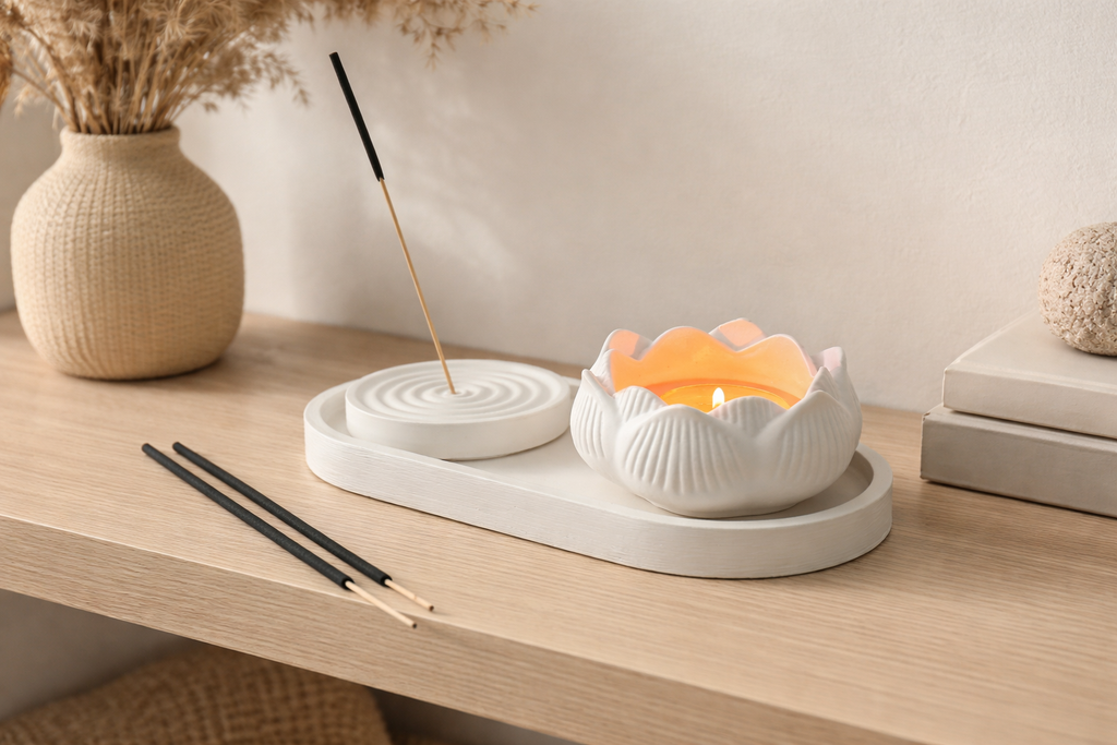 Ribbed Series – Decorative Set – Ember – 3-Piece