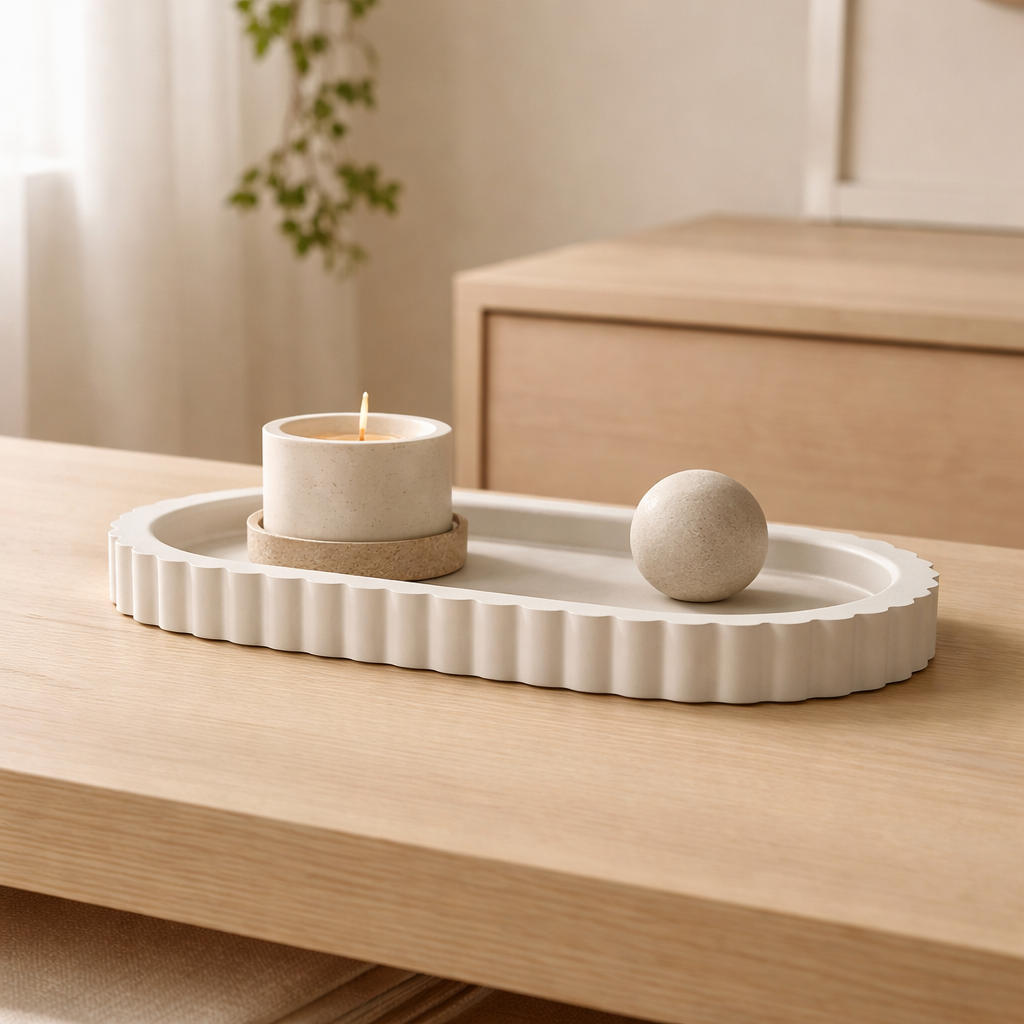 Ribbed Series – Tray – Oval – Standard