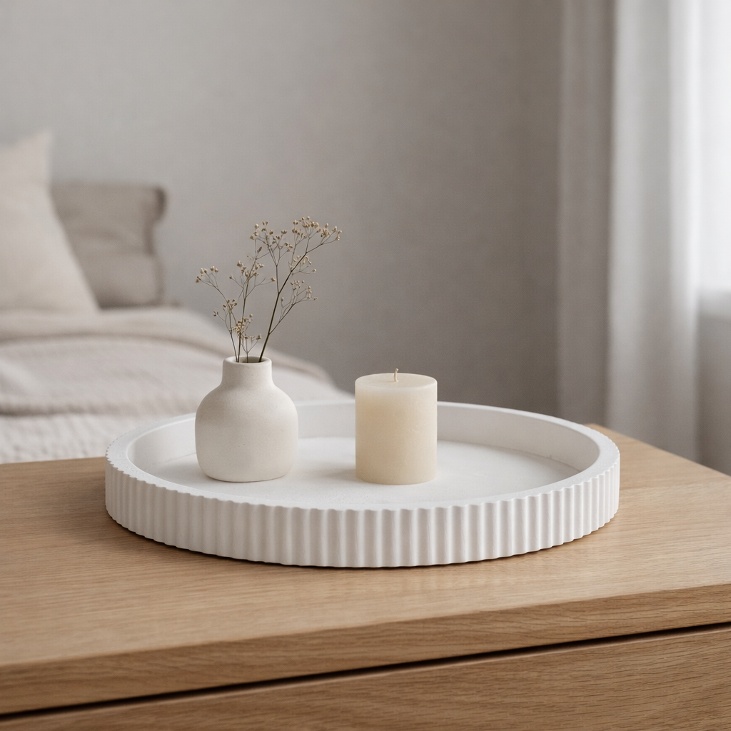 Ribbed Series – Tray – Round – Standard