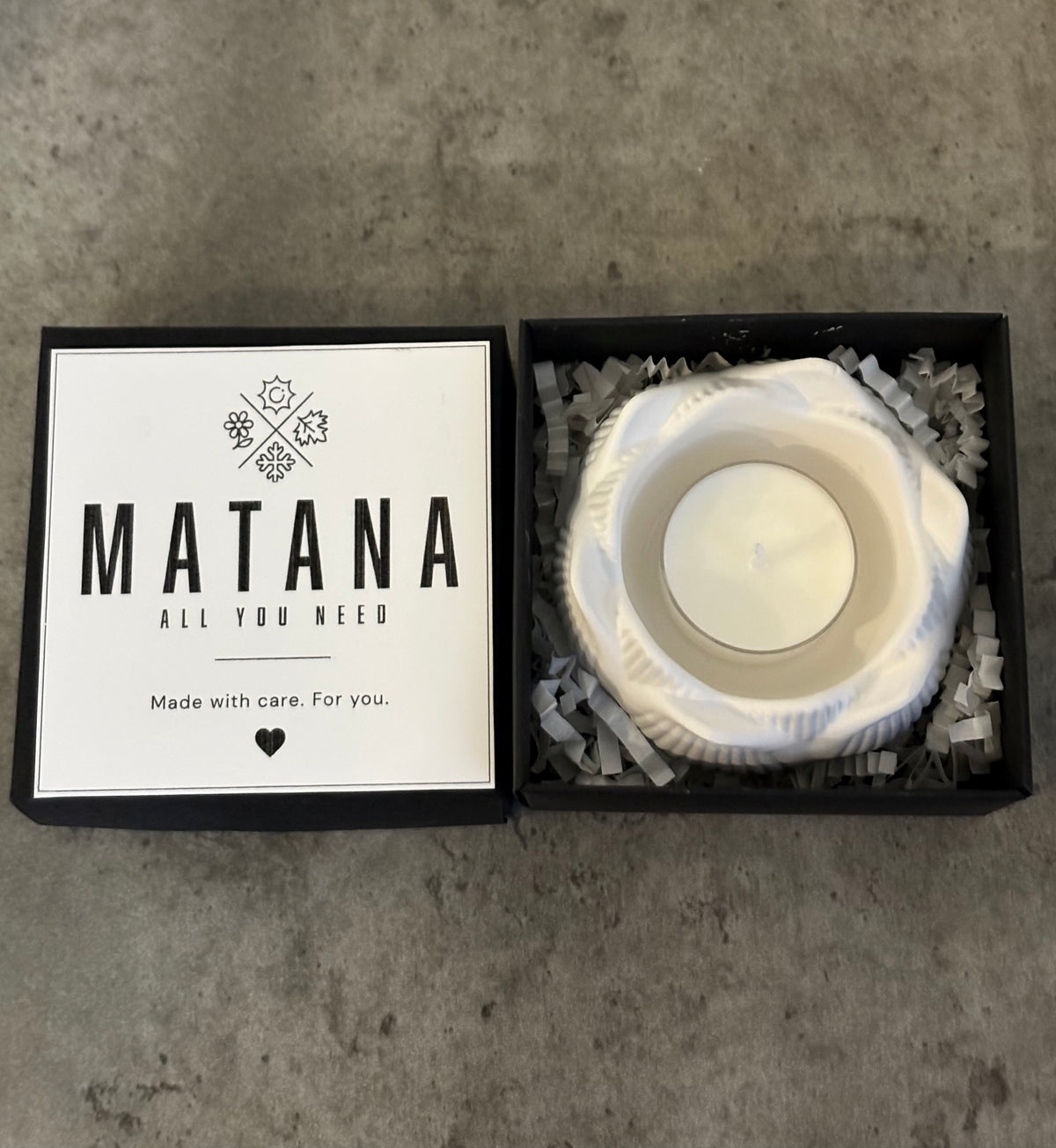 Lotus Tealight Holder Gift Box