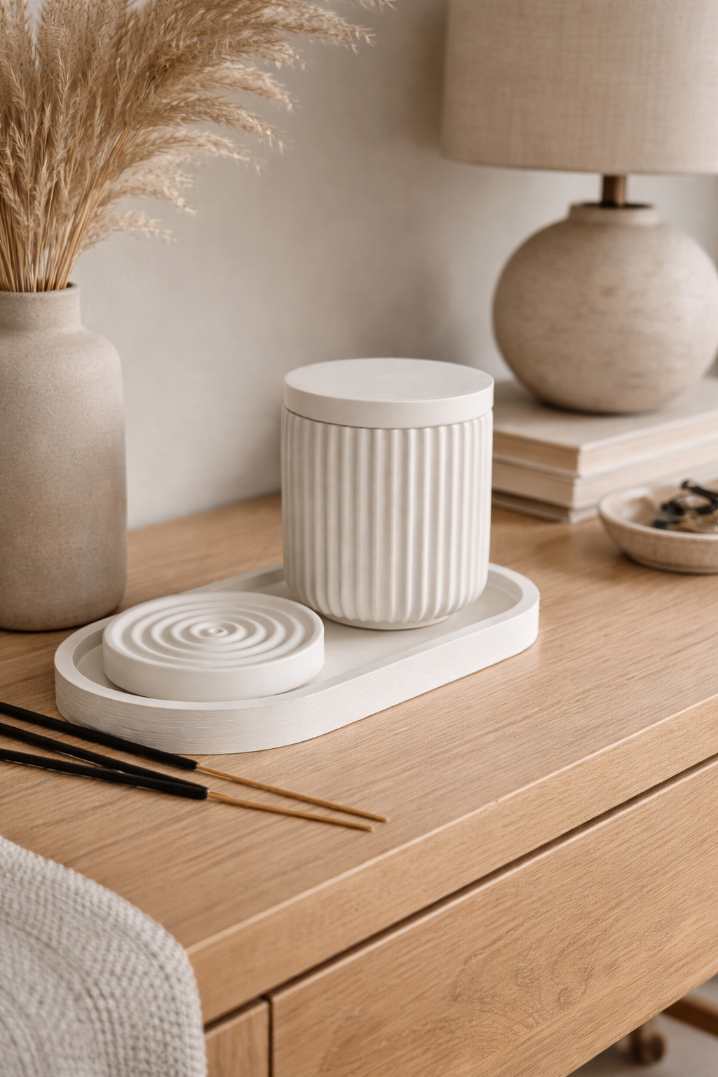 Ribbed Series – Decorative Set – Still – 3-Piece