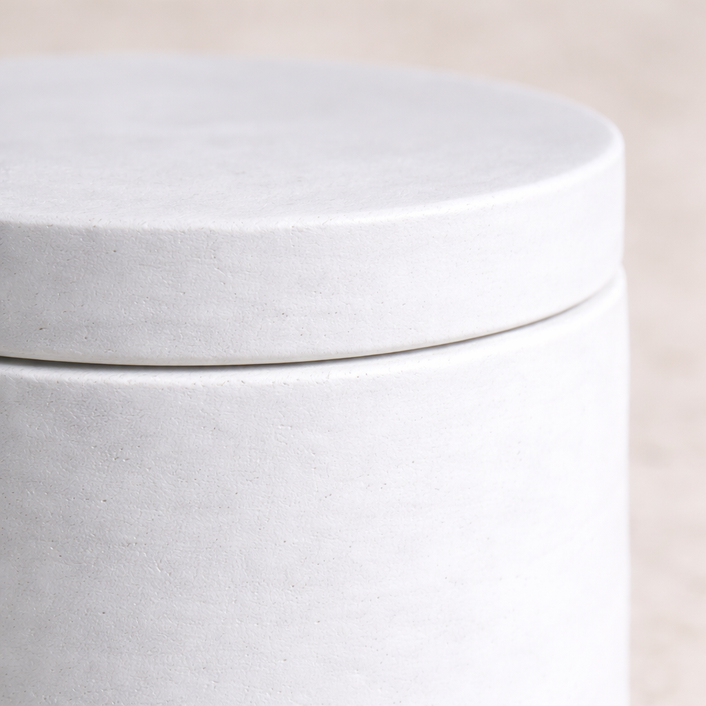 Smooth Series – Storage Jar – Flat Lid – Tall