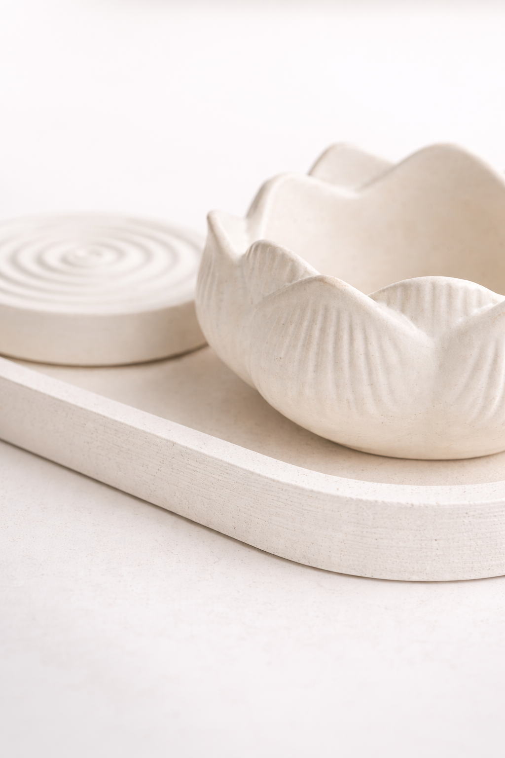 Ribbed Series – Decorative Set – Ember – 3-Piece