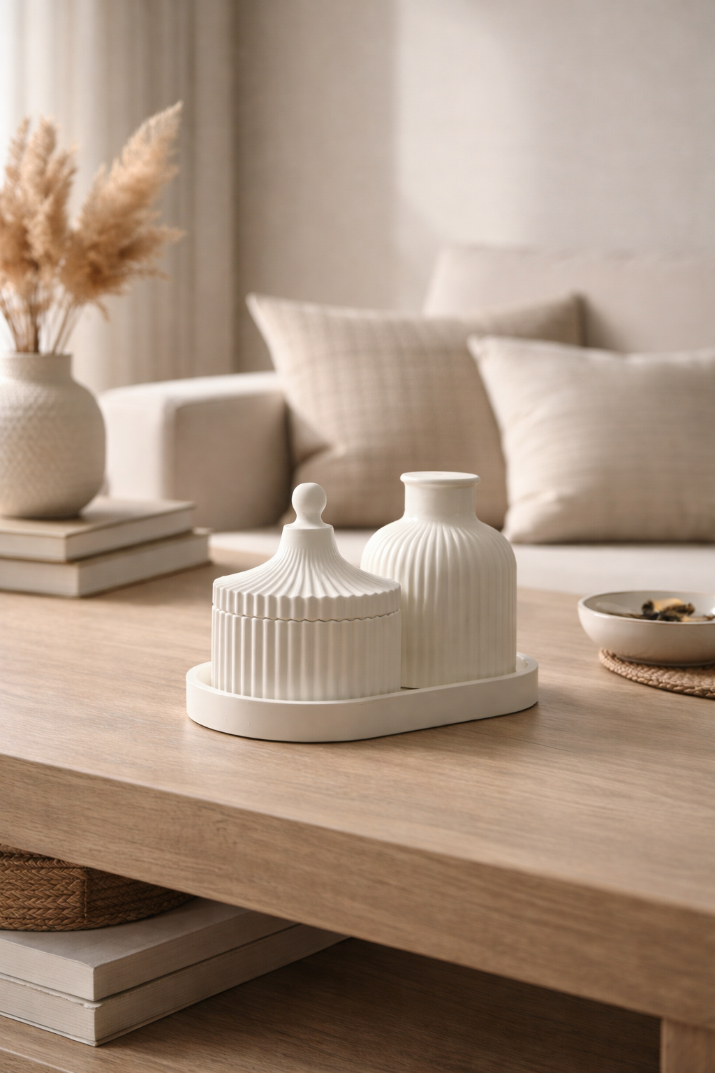 Ribbed Series – Decorative Set – Balance – 3-Piece