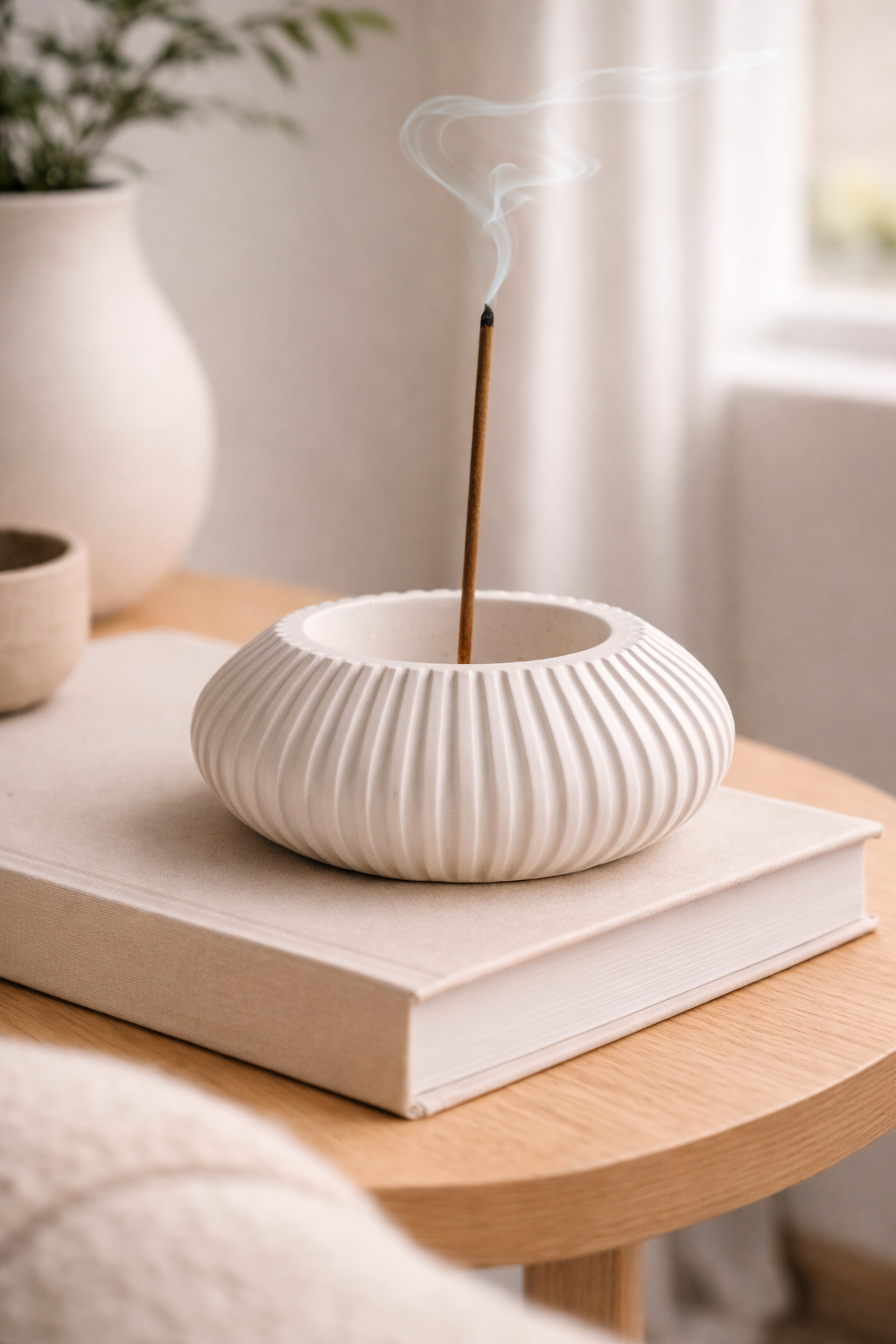 Ribbed Series – Incense & Tealight Holder – Standard