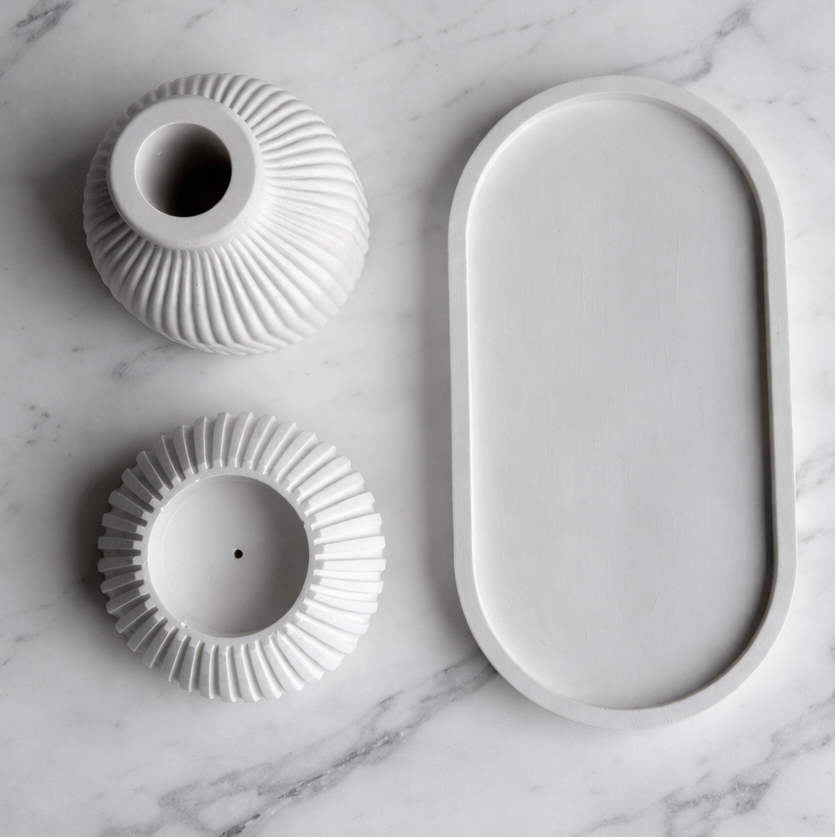 Ribbed Series – Decorative Set – Calm – 3-Piece