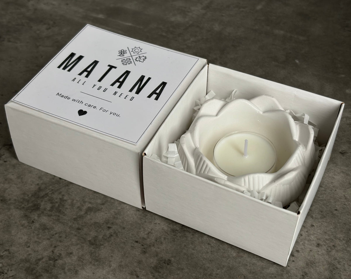 Lotus Tealight Holder Gift Box