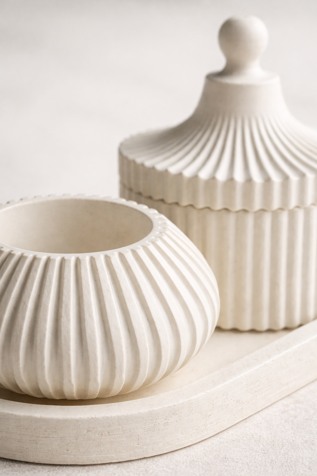 Ribbed Series – Decorative Set – Poise – 3-Piece