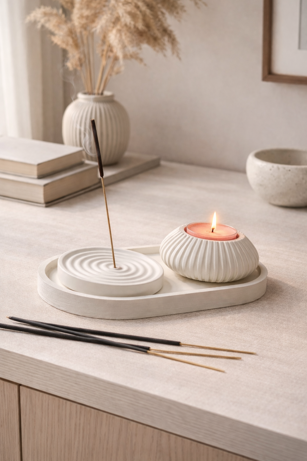 Ribbed Series – Decorative Set – Ritual – 3-Piece