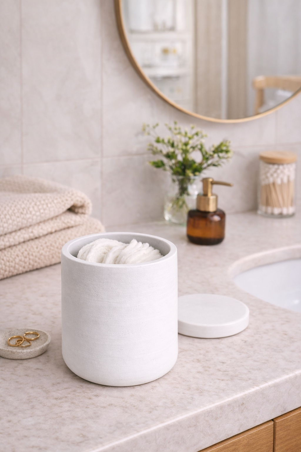 Smooth Series – Storage Jar – Flat Lid – Tall