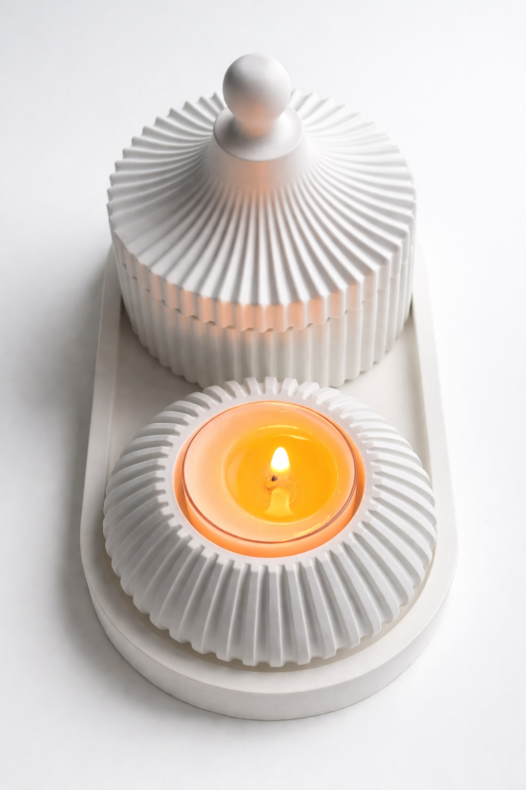 Ribbed Series – Decorative Set – Poise – 3-Piece