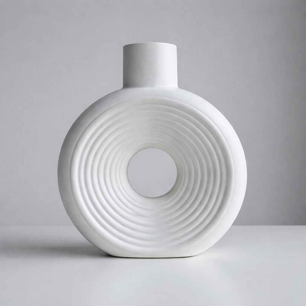 Ribbed Series – Vase – Sculptural