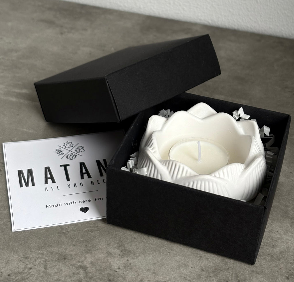Lotus Tealight Holder Gift Box