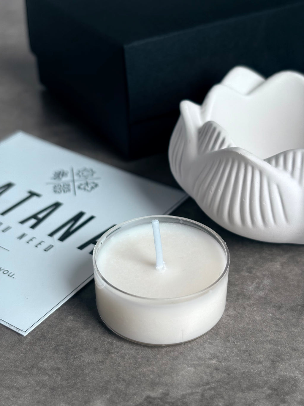 Lotus Tealight Holder Gift Box