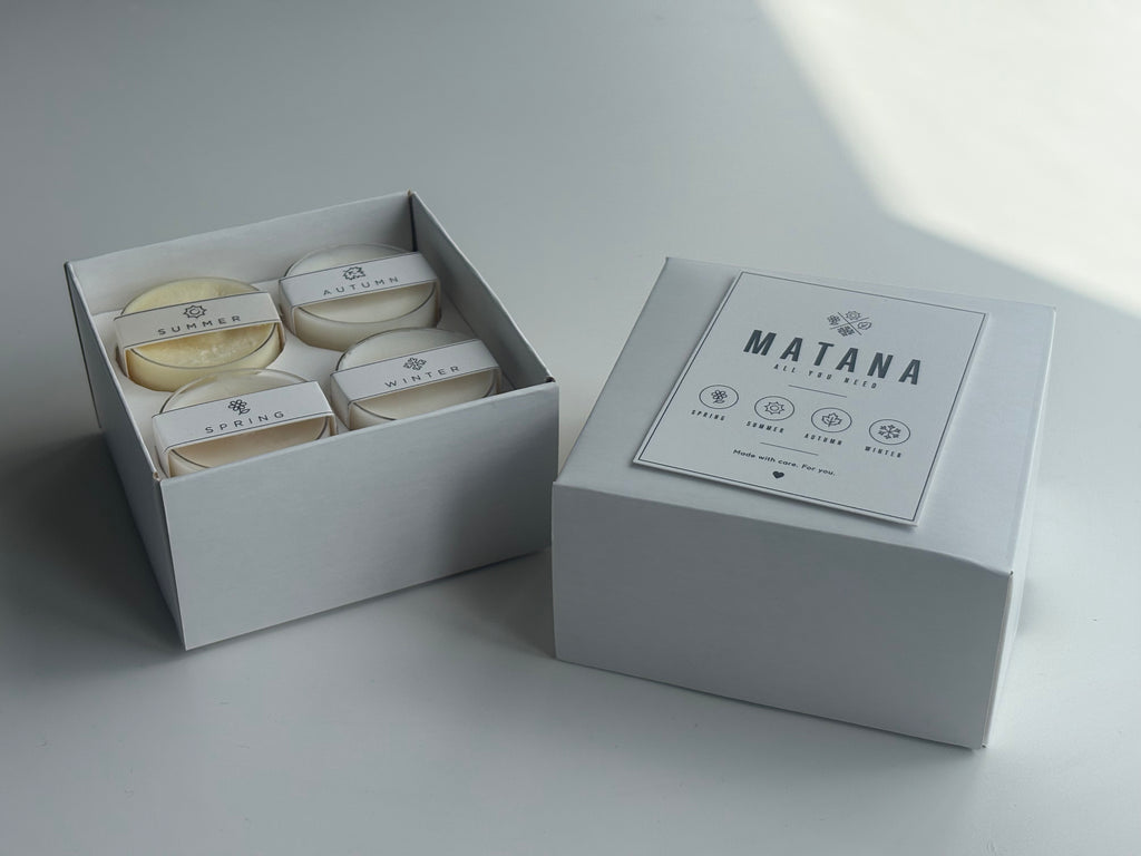 Seasonal Soy Tealight Set | 4 Handmade Seasonal Candles