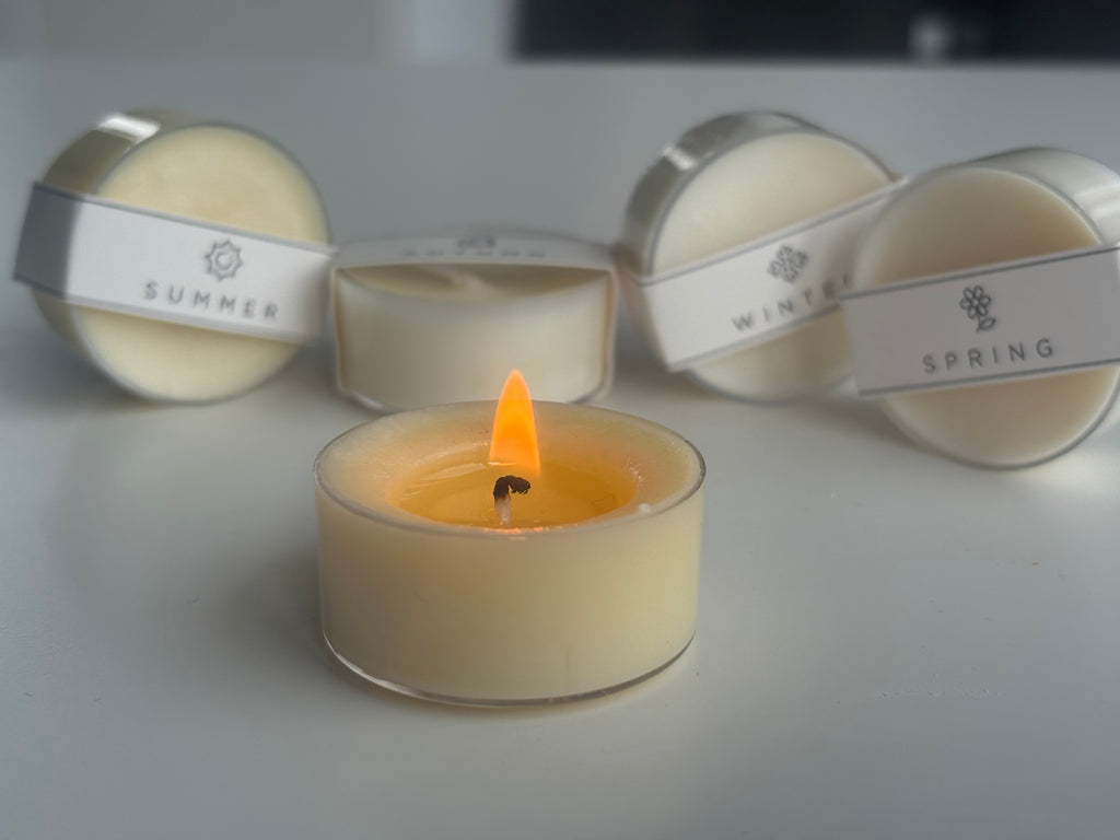 Seasonal Soy Tealight Set | 4 Handmade Seasonal Candles